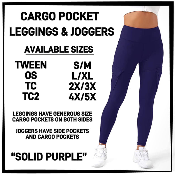CARGO POCKET LEGGINGS / Designer DC. I’m stock ready to ship
